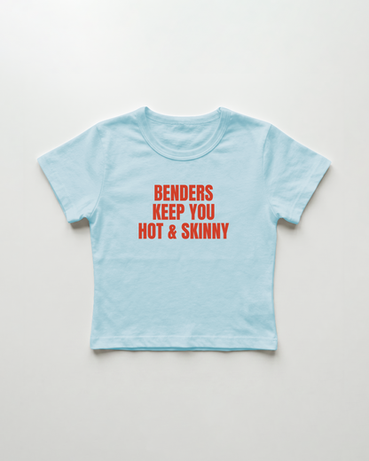 benders keep you hot and skinny cropped Baby Tee
