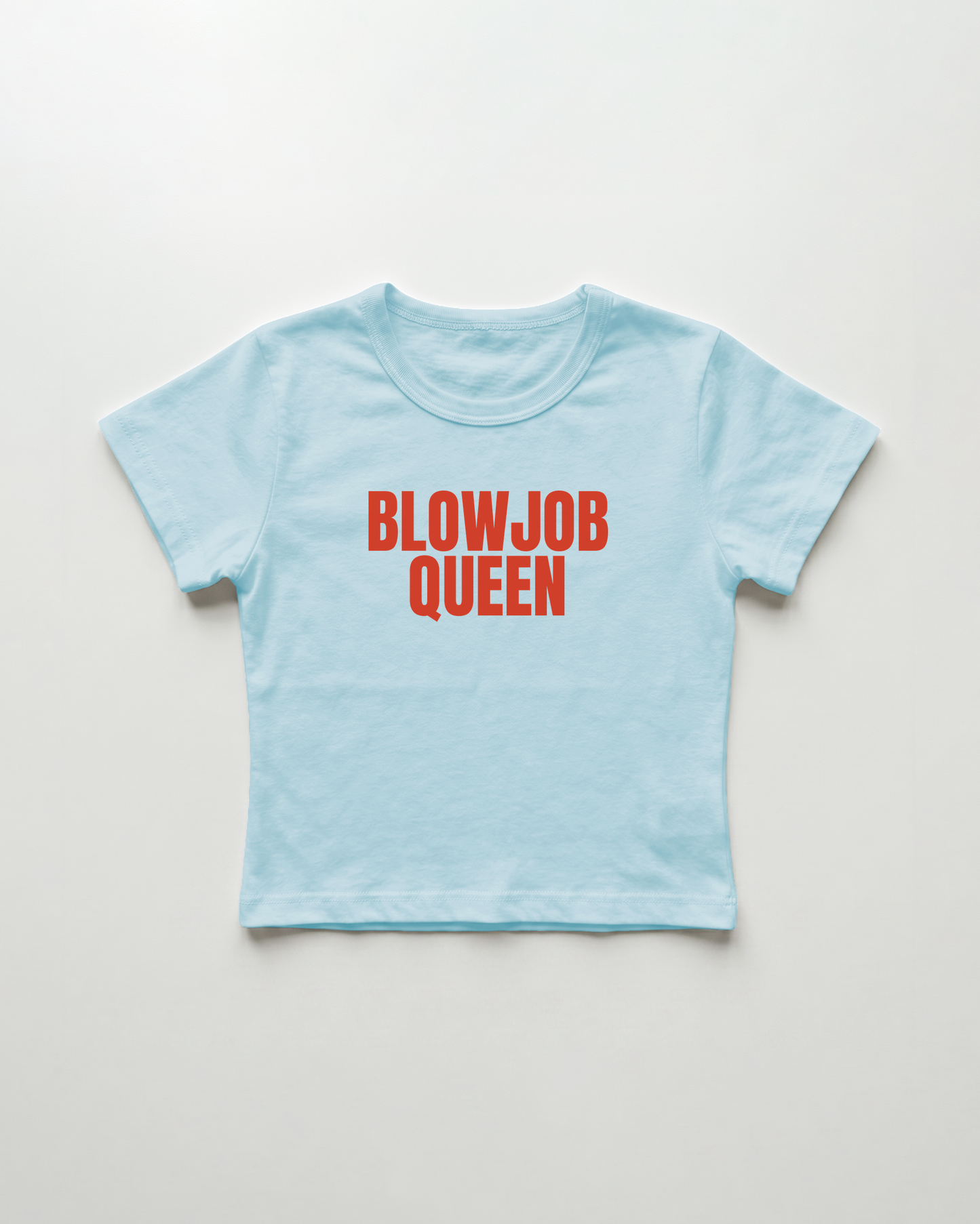 blowjob queen cropped Baby Tee