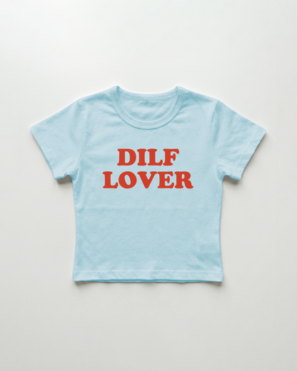 dilf lover cropped Baby Tee