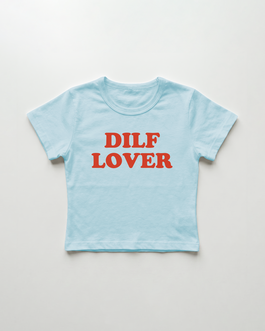 dilf lover cropped Baby Tee