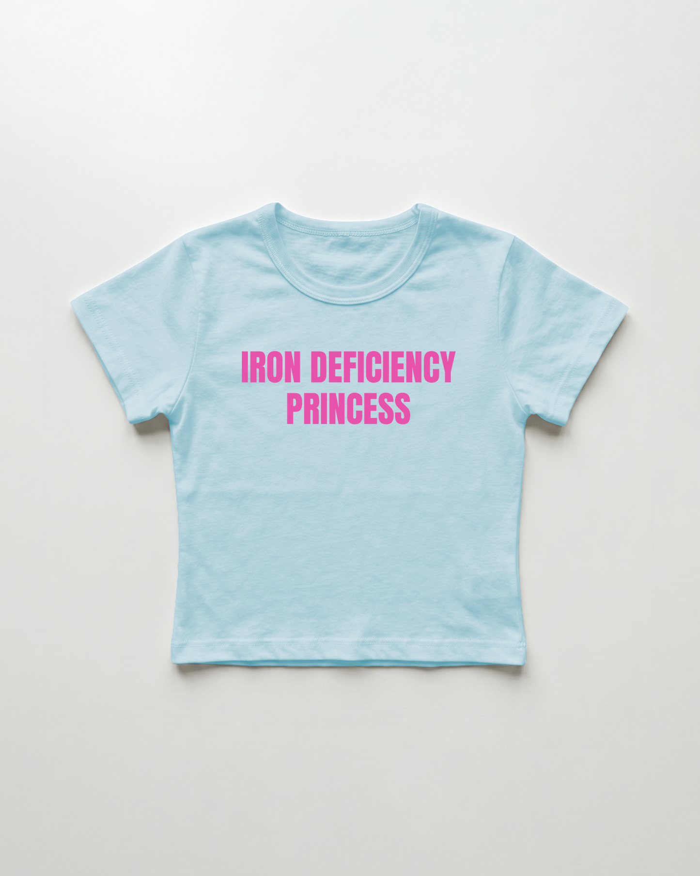 iron deficiency cropped Baby Tee