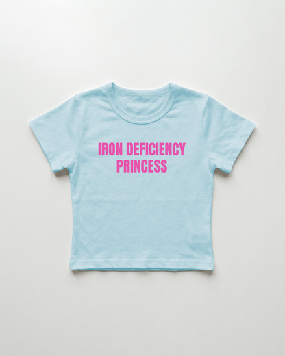 iron deficiency cropped Baby Tee