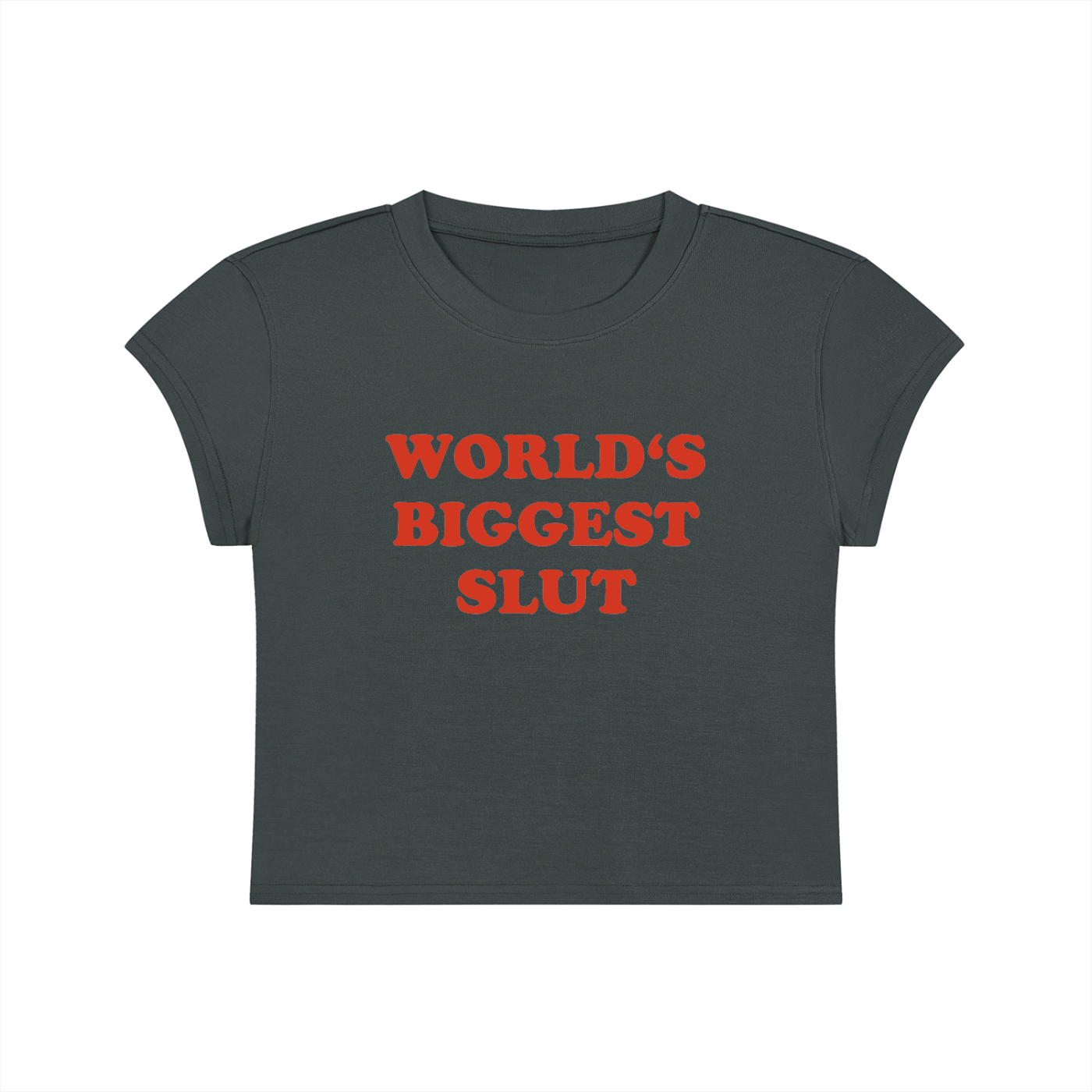 World's Biggest Slut Cropped T-Shirt