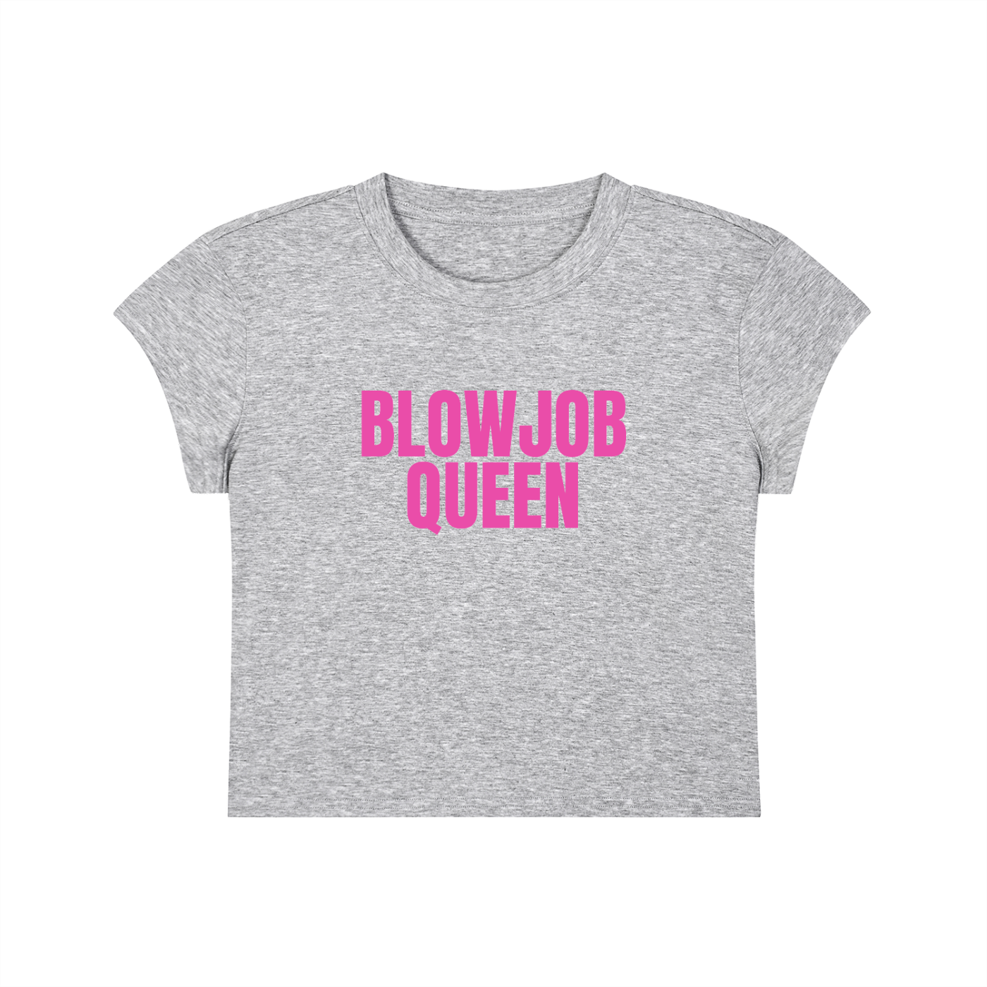Blowjob Queen Cropped T-Shirt