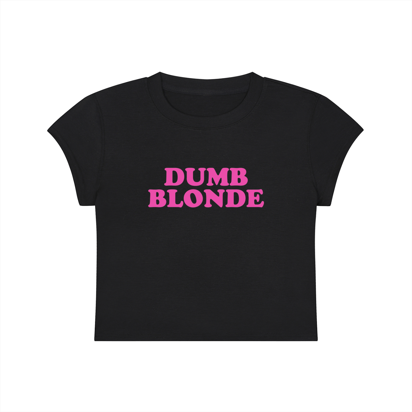 Dumb Blonde Cropped T-Shirt