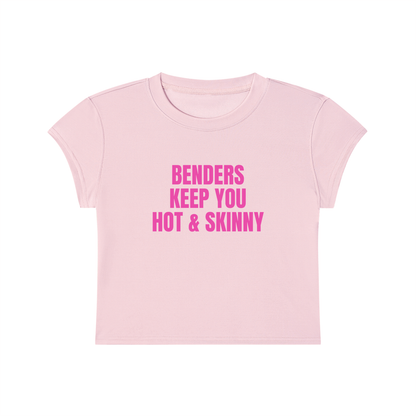 Benders Keep You Hot Andy Skinny Cropped T-Shirt