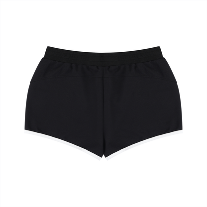 Women's Retro Contrast Binding Shorts
