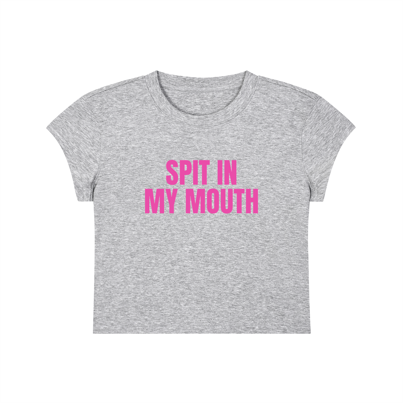 Spit In My Mouth Cropped T-Shirt