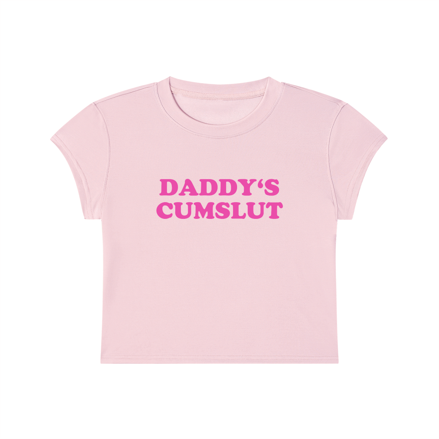 Daddy's Cumslut Cropped T-Shirt