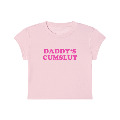 Daddy's Cumslut Cropped T-Shirt