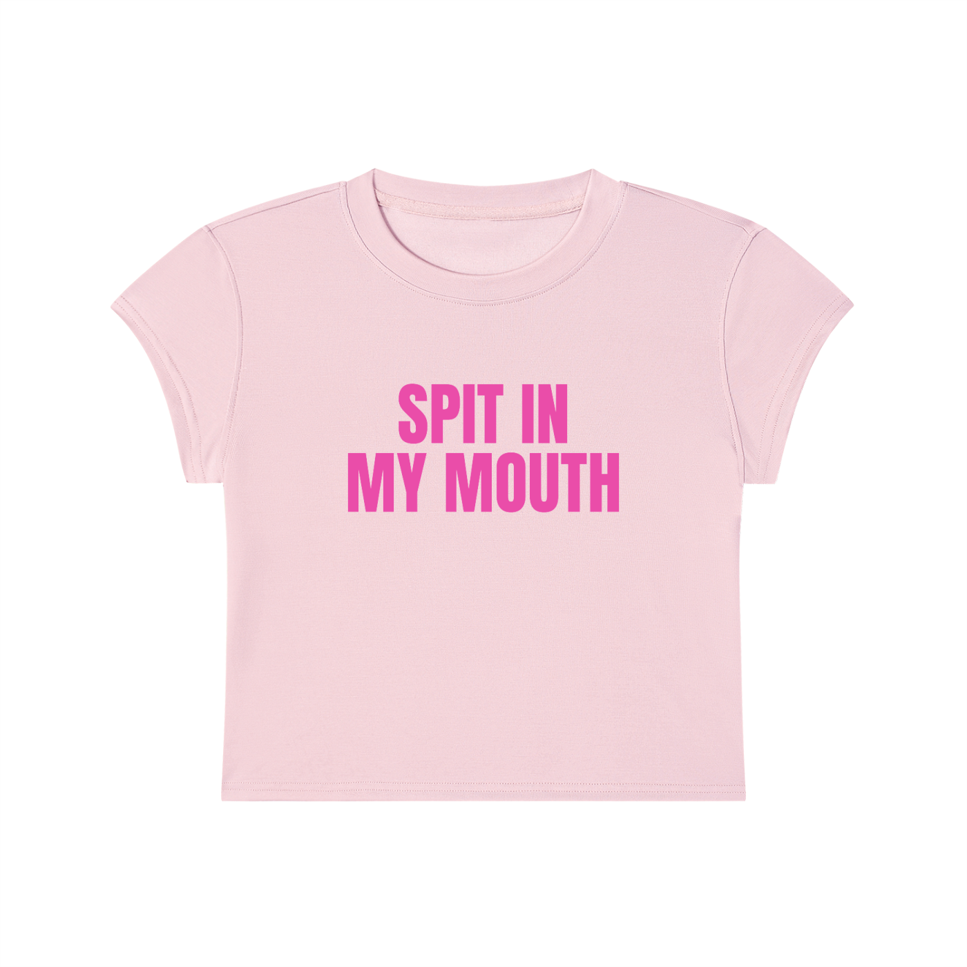 Spit In My Mouth Cropped T-Shirt
