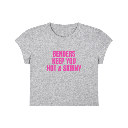 Benders Keep You Hot Andy Skinny Cropped T-Shirt