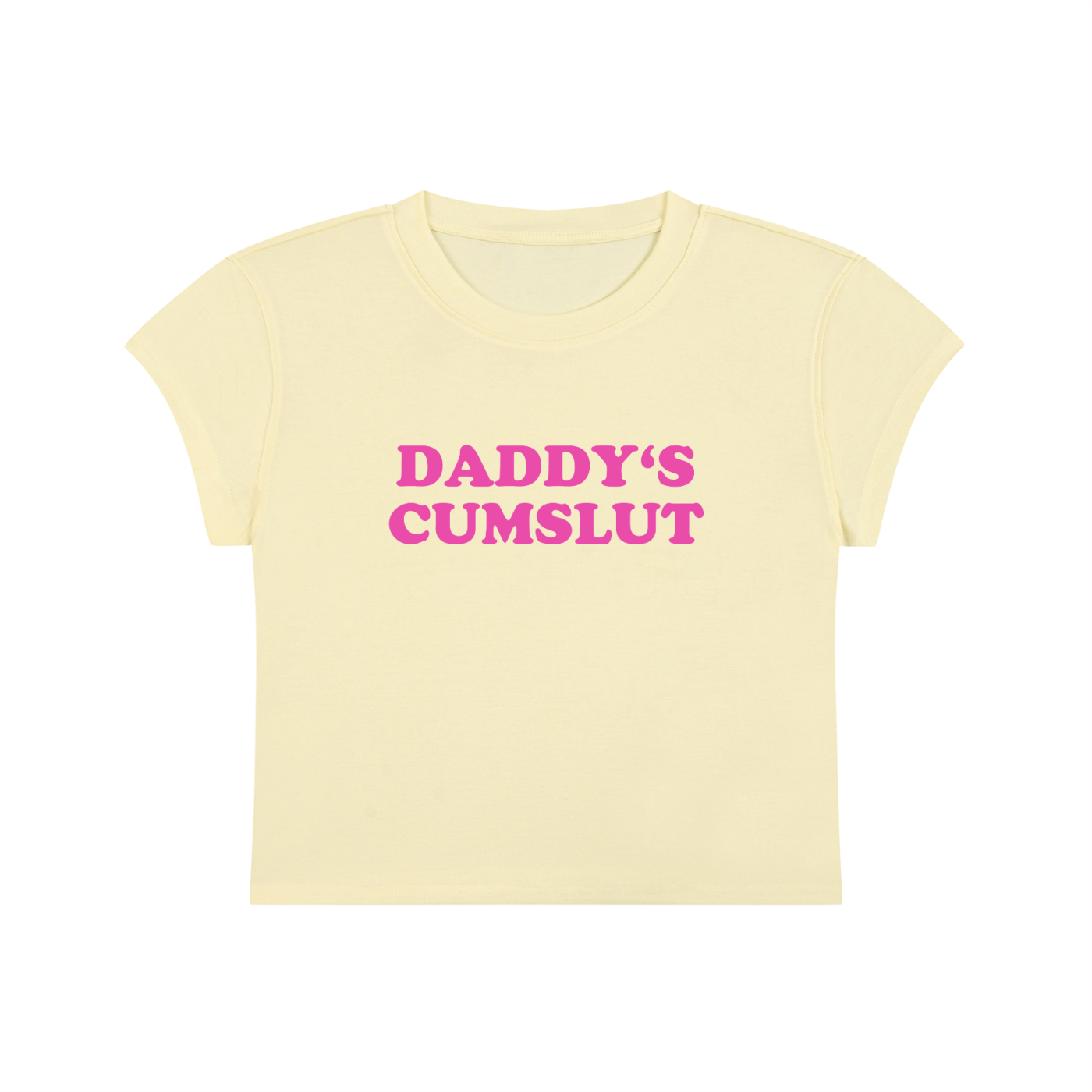 Daddy's Cumslut Cropped T-Shirt