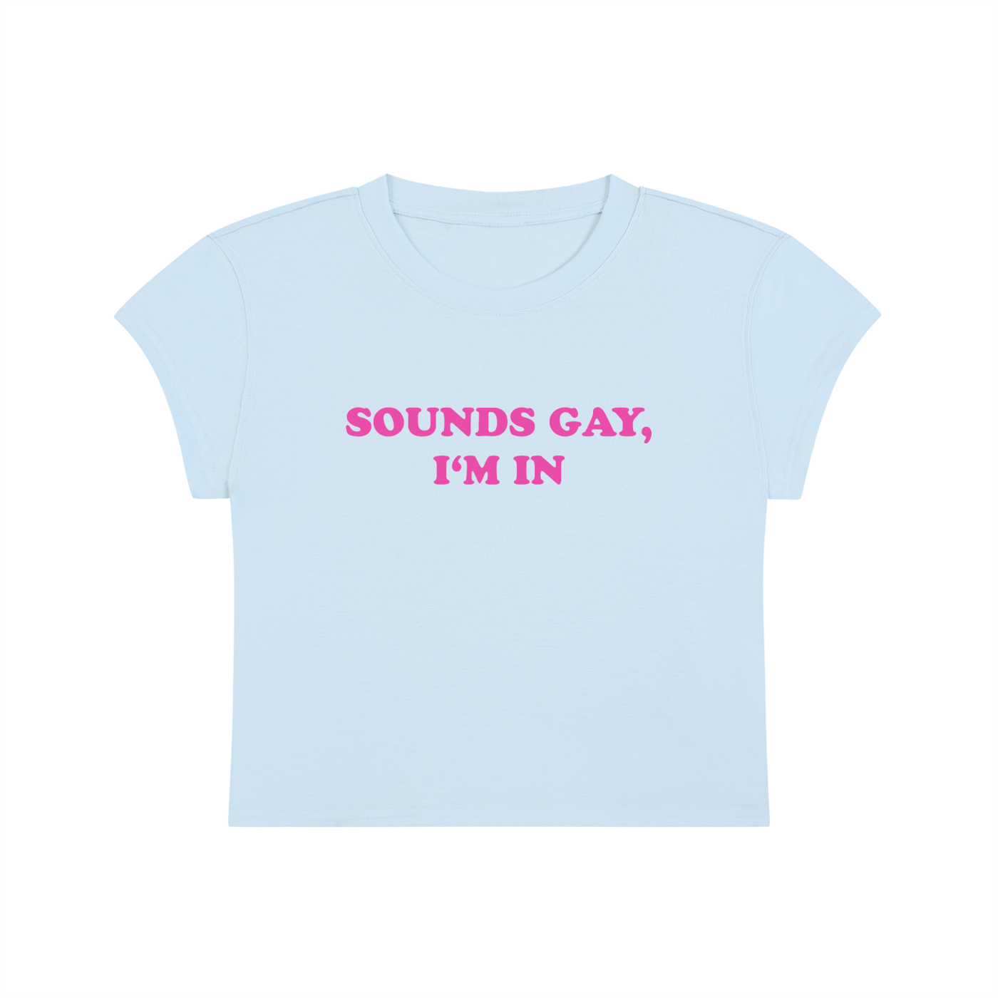 Sounds Gay I'm In Cropped T-Shirt