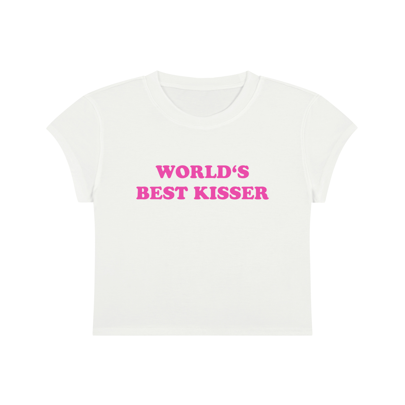 World's Best Kisser Cropped T-Shirt