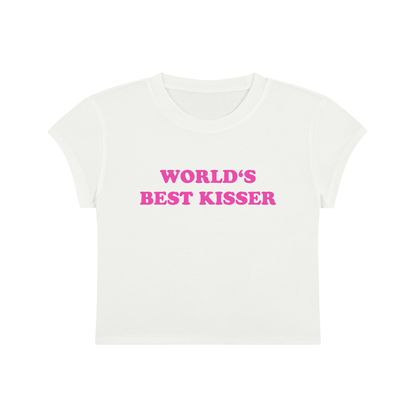 World's Best Kisser Cropped T-Shirt
