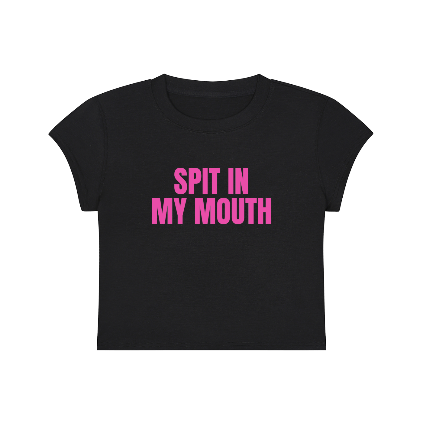 Spit In My Mouth Cropped T-Shirt
