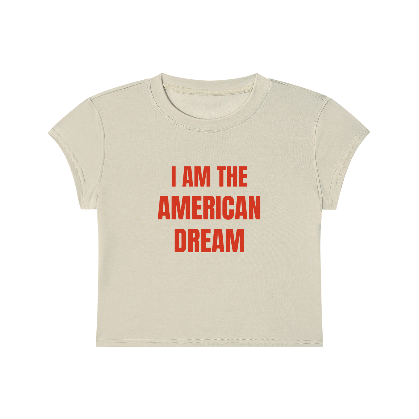 I Am The American Dream Cropped T-Shirt