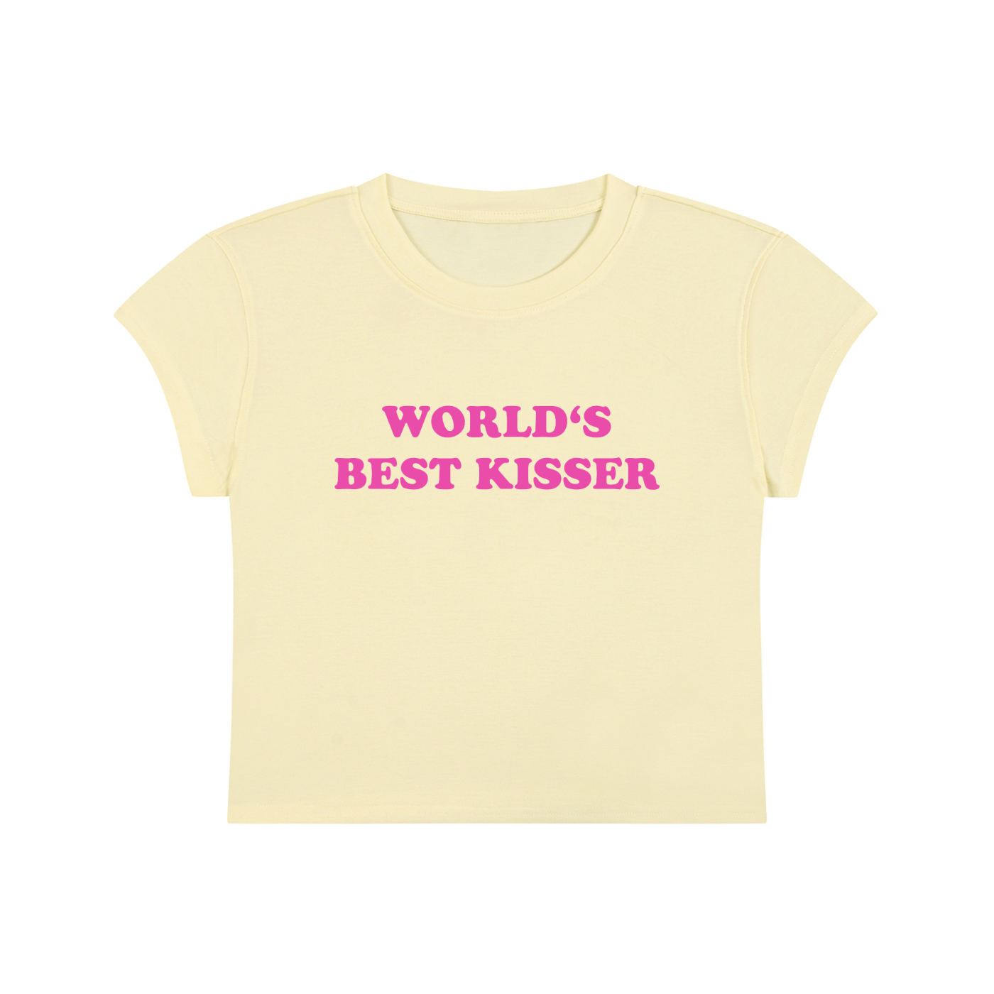 World's Best Kisser Cropped T-Shirt
