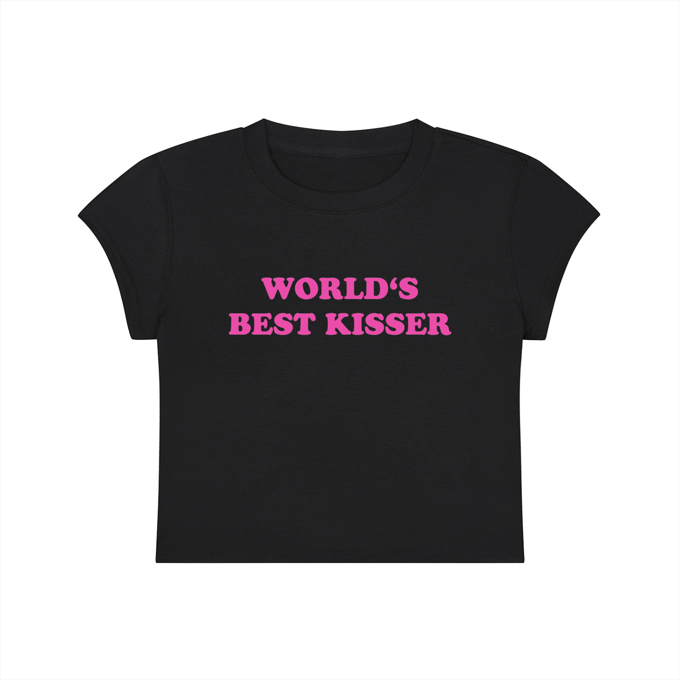 World's Best Kisser Cropped T-Shirt