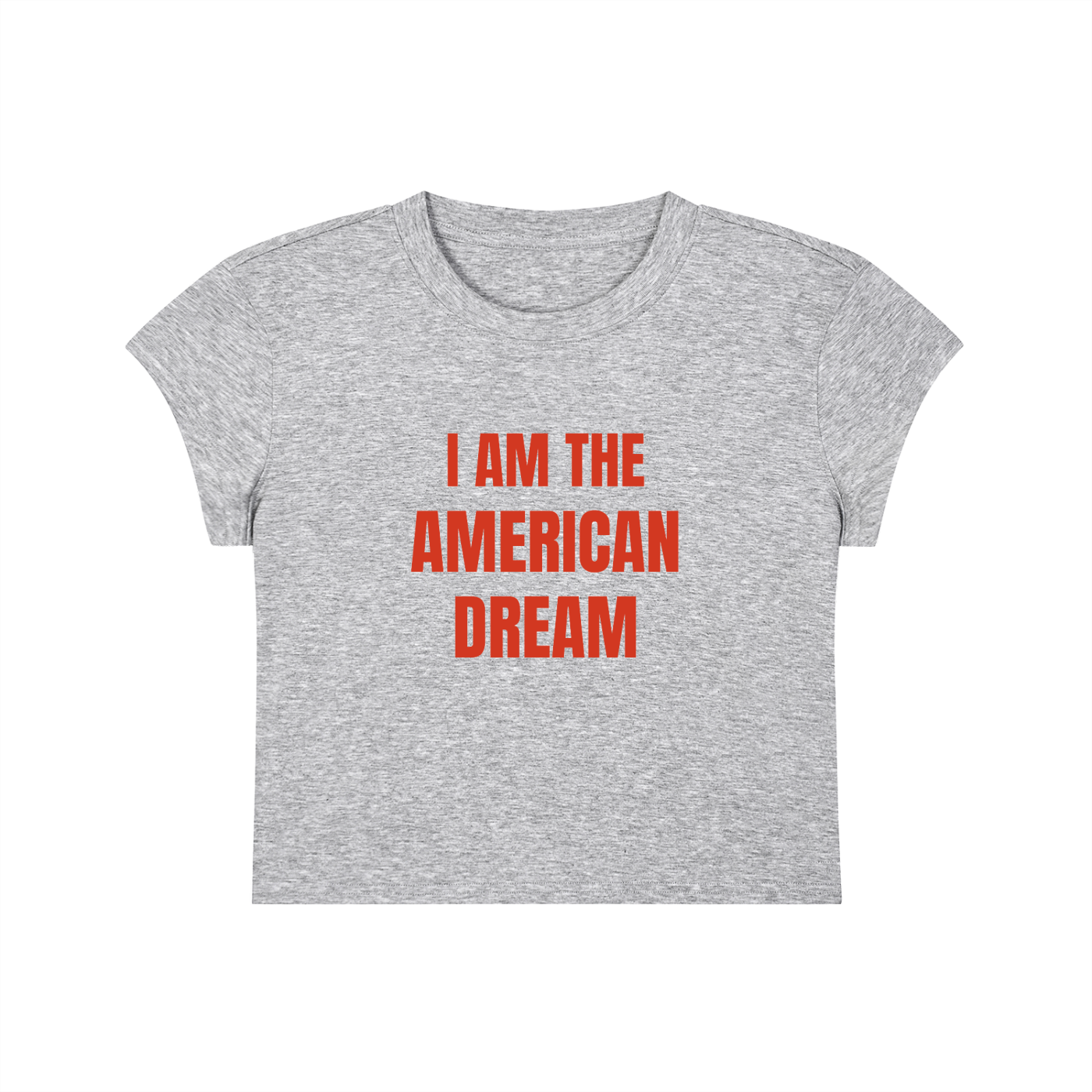 I Am The American Dream Cropped T-Shirt