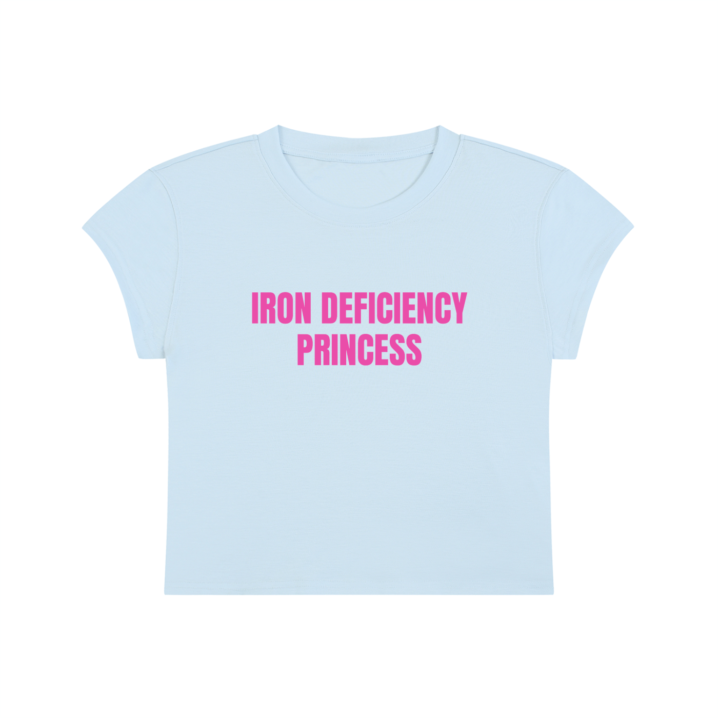 Iron Deficiency Princess Cropped T-Shirt