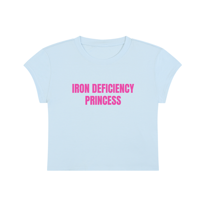 Iron Deficiency Princess Cropped T-Shirt
