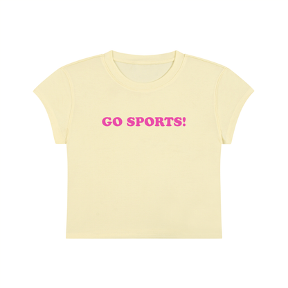 Go Sports Cropped T-Shirt