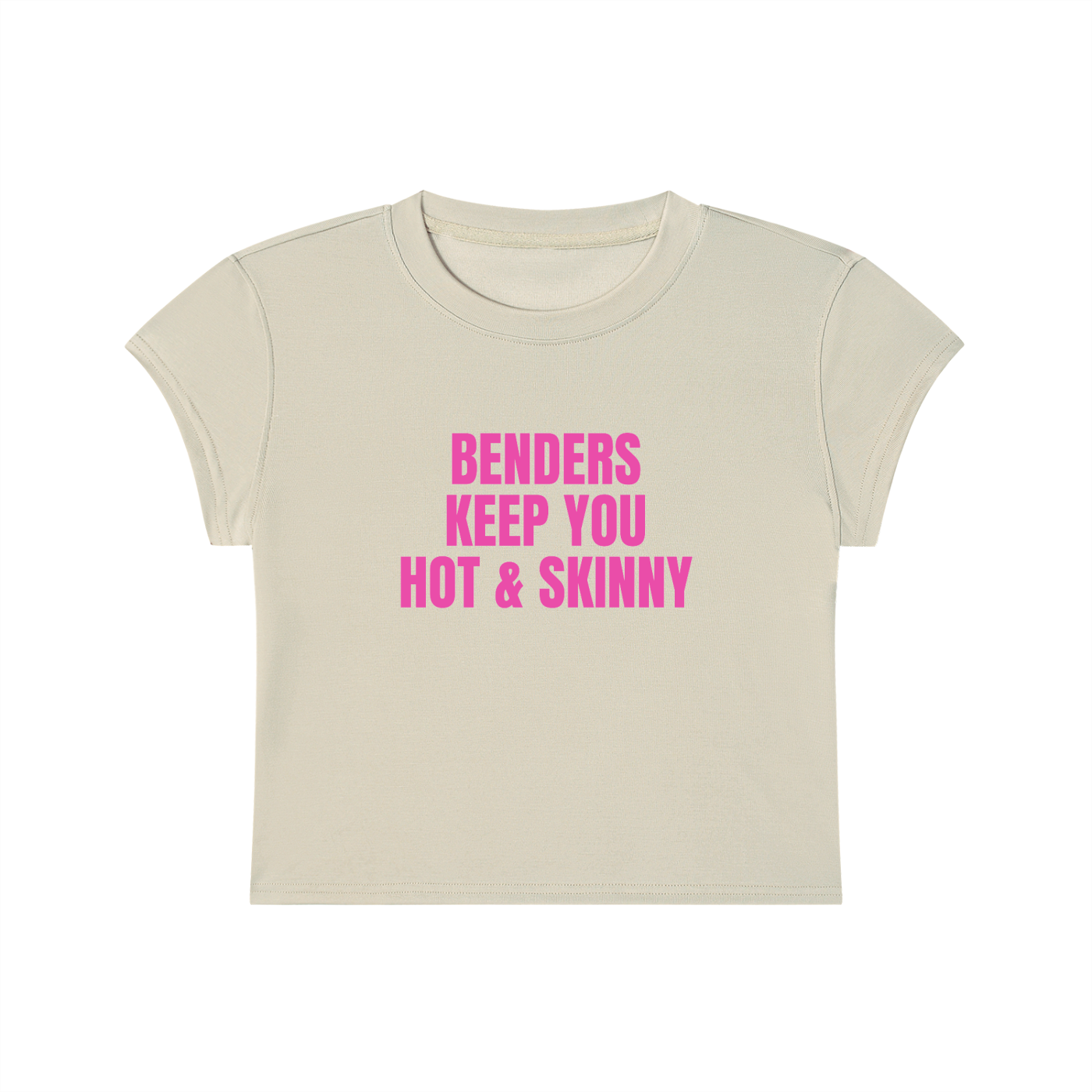 Benders Keep You Hot Andy Skinny Cropped T-Shirt