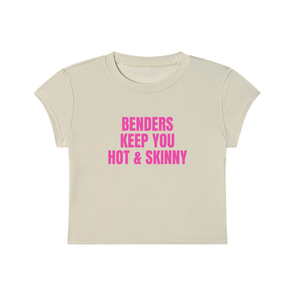 Benders Keep You Hot Andy Skinny Cropped T-Shirt