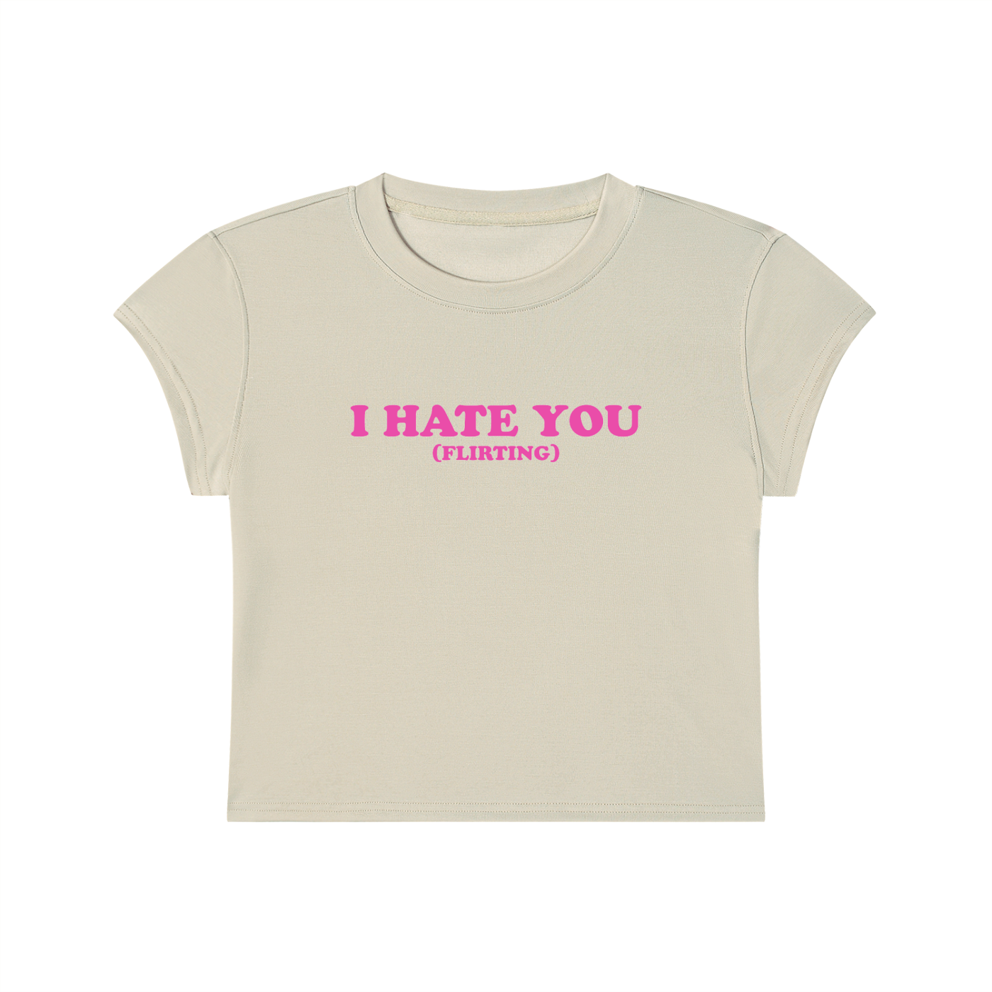 I Hate You (Flirting) Cropped T-Shirt
