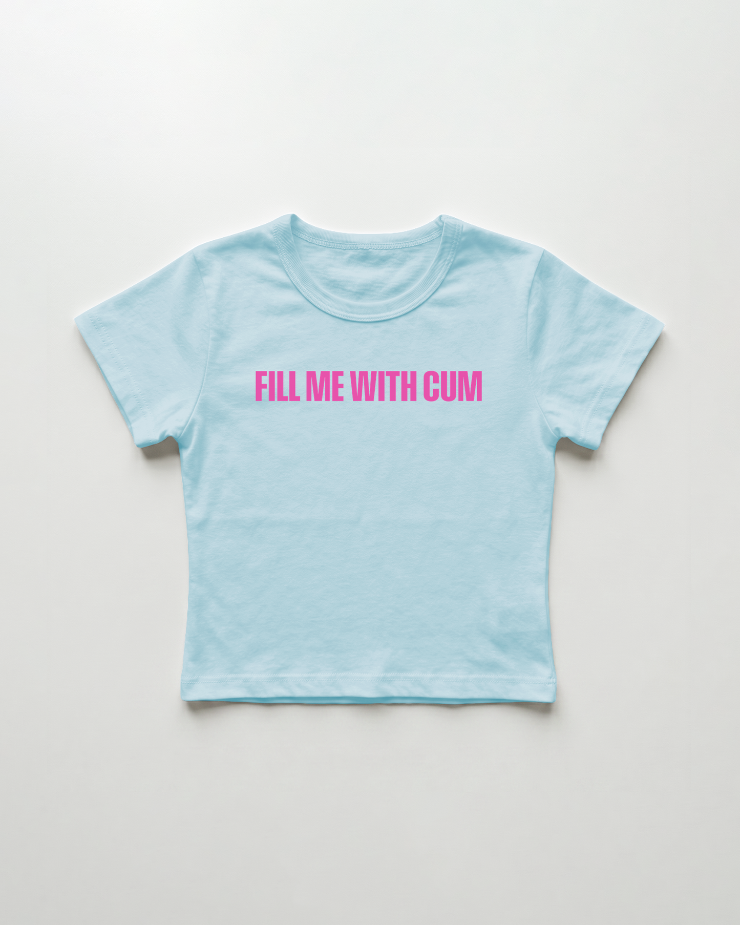fill me with cum cropped Baby Tee