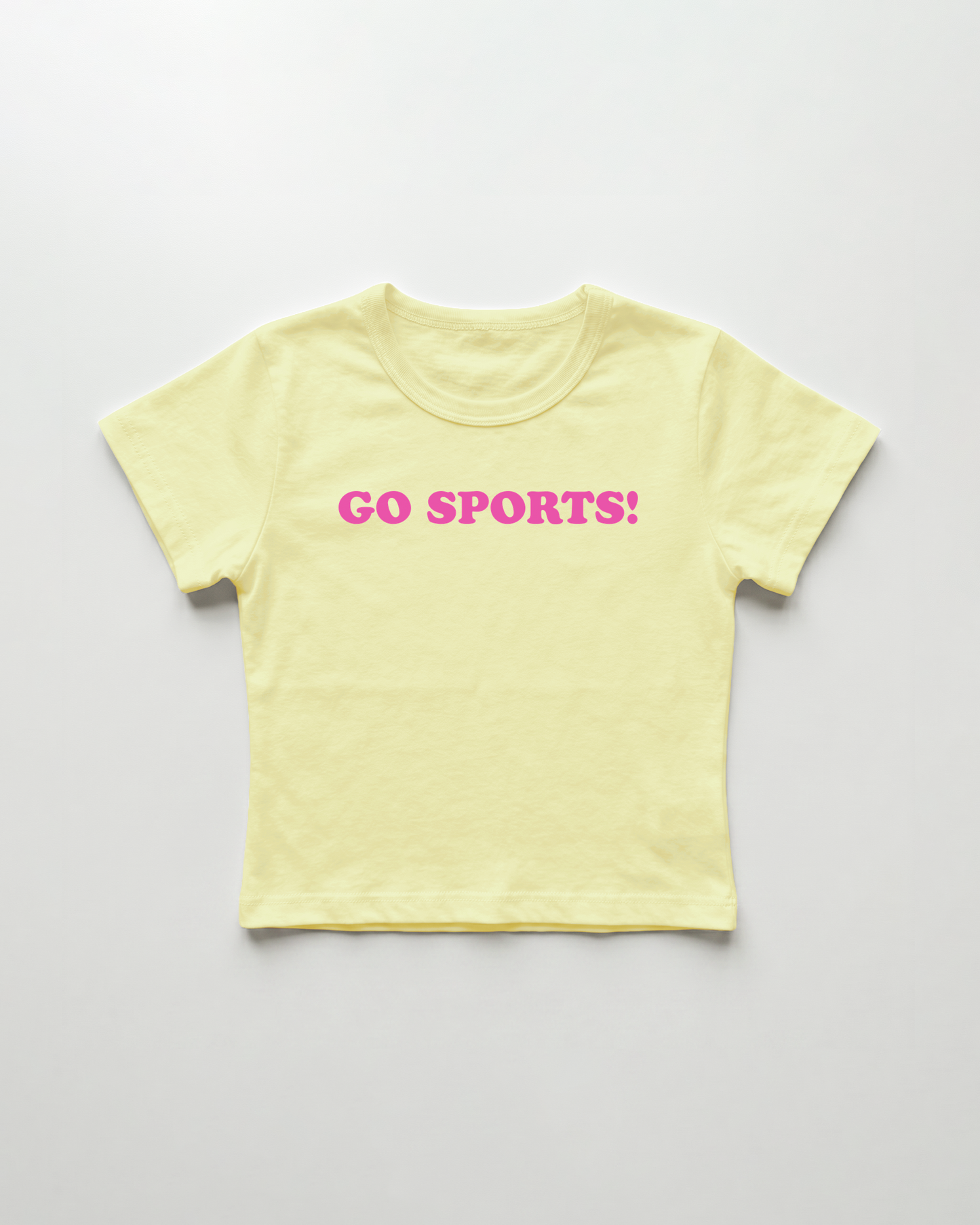 go sports! cropped Baby Tee