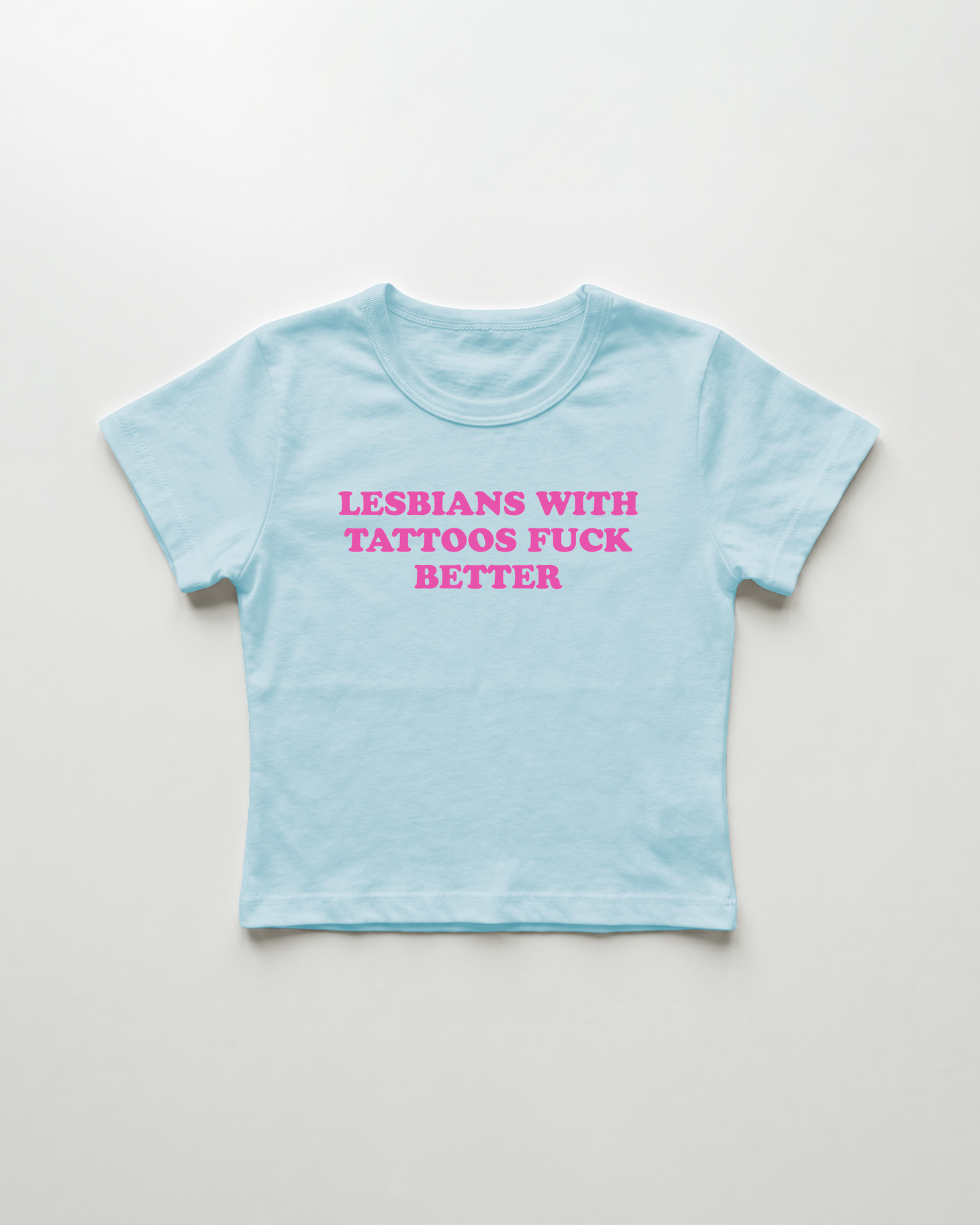 lesbians with tattoos fuck better cropped Baby Tee