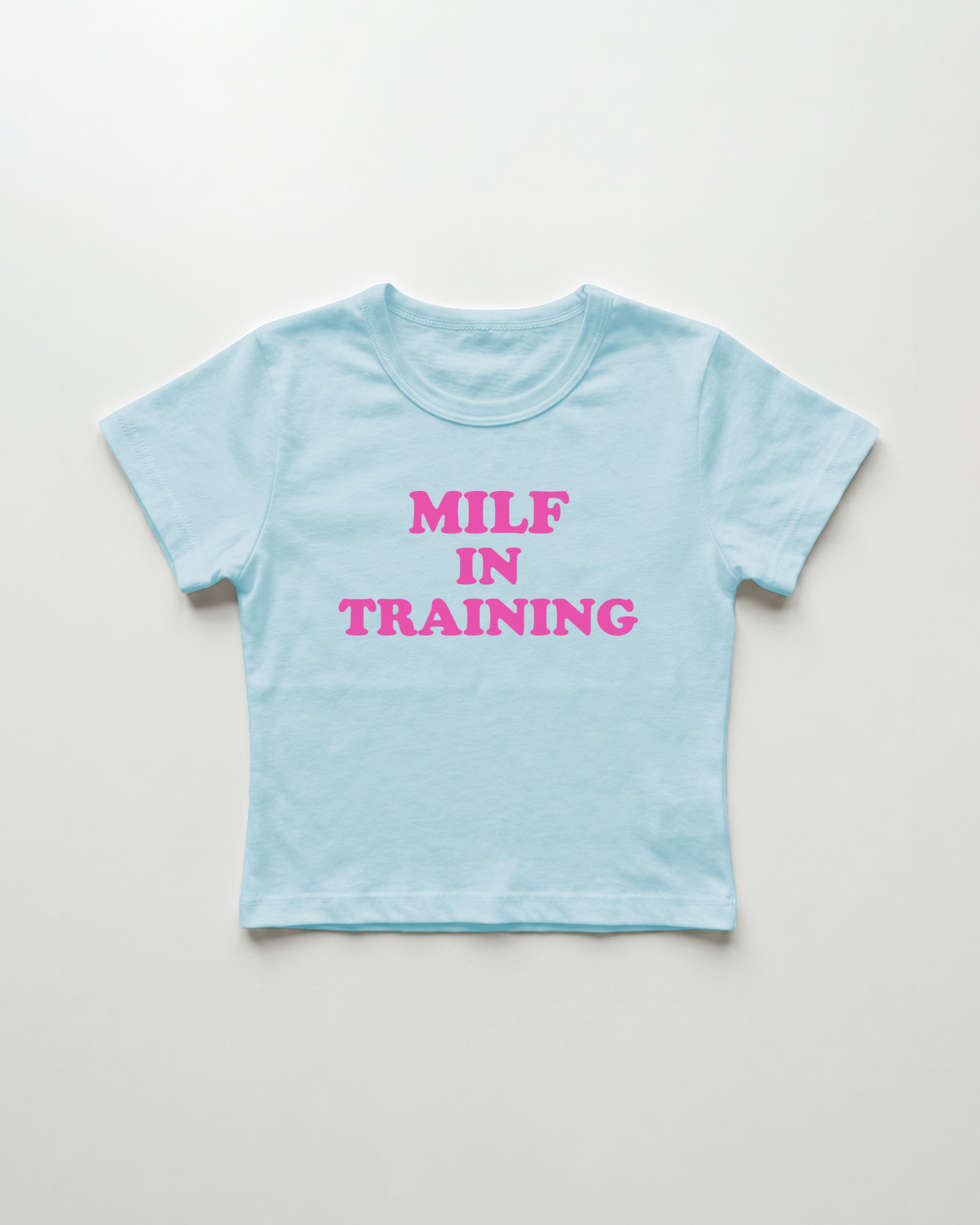 milf in training cropped Baby Tee