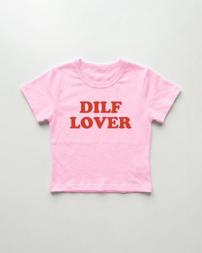 dilf lover cropped Baby Tee