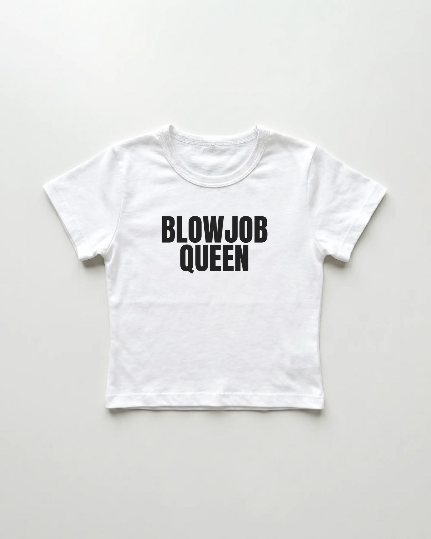 blowjob queen cropped Baby Tee