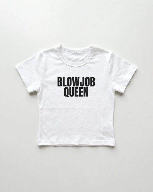 blowjob queen cropped Baby Tee
