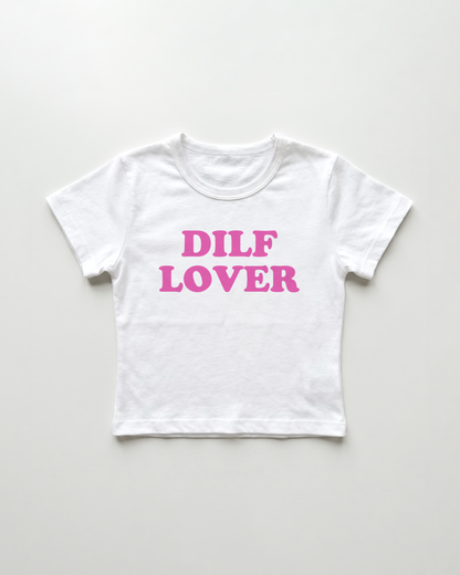 dilf lover cropped Baby Tee