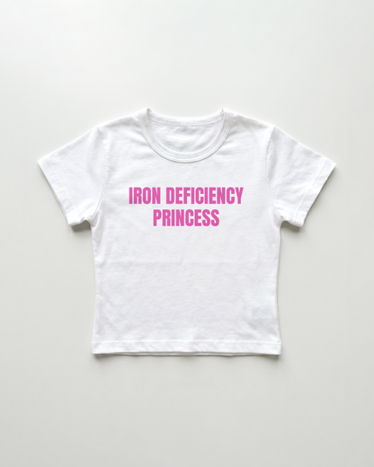 iron deficiency cropped Baby Tee