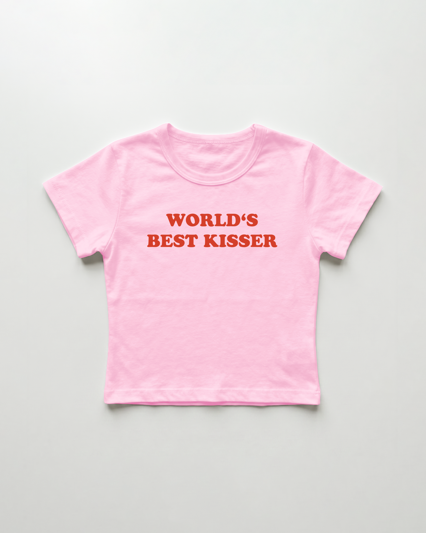 world's best kisser cropped Baby Tee