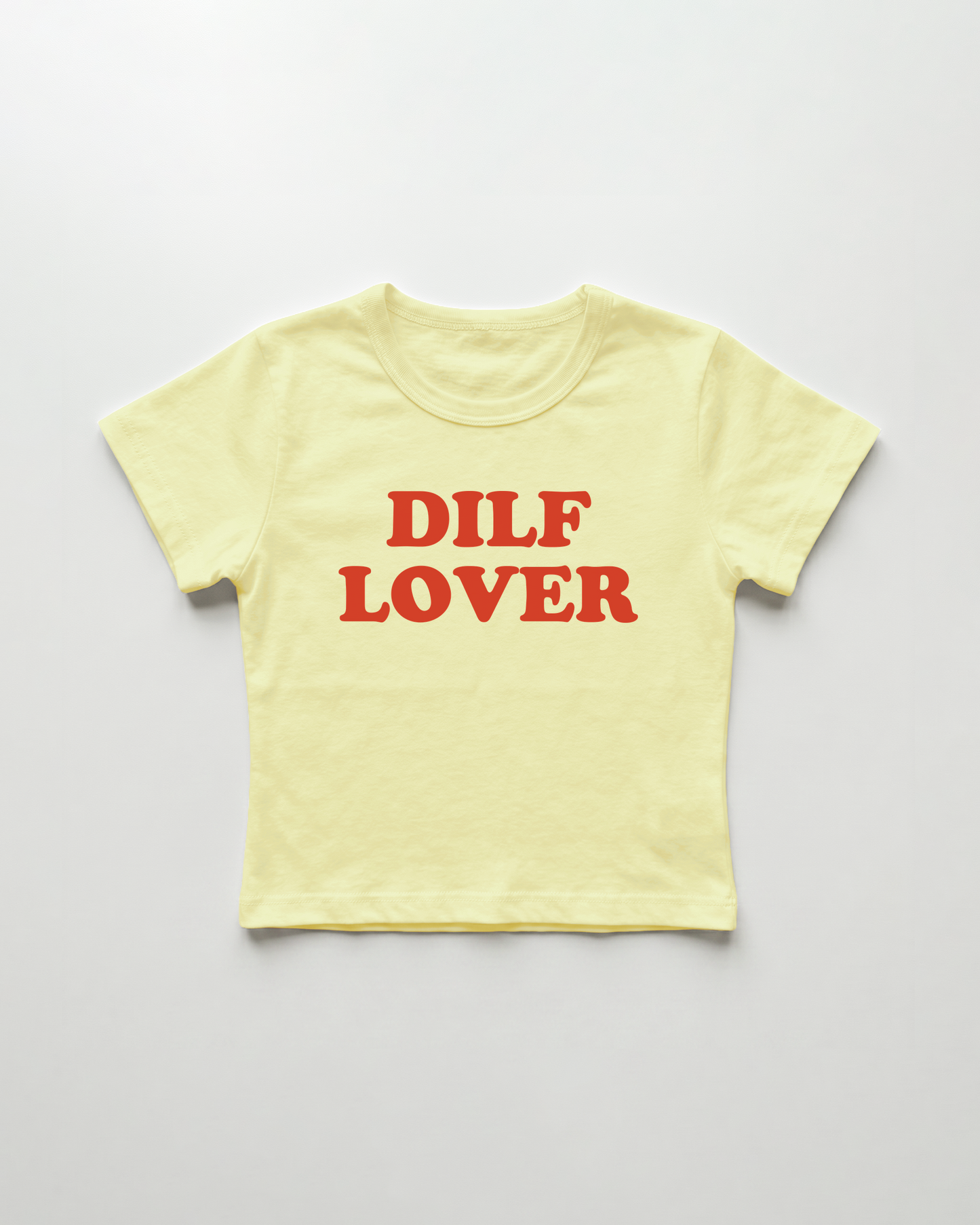 dilf lover cropped Baby Tee