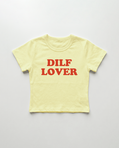 dilf lover cropped Baby Tee